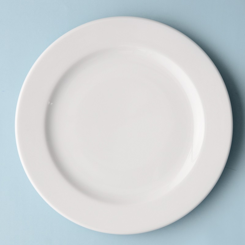 Flat plate. Porcelain Flat Plate 8" kech Aqua. Plato 1189752. Royal Porcelain маренго.