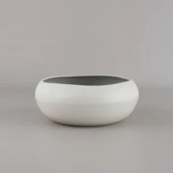 BOWL ORGANICO 16CM IVORY GRIS - ARIANE SET X2